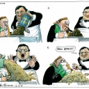 EU Vomit by Martin Rowson