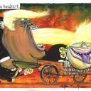 Hell. In a Handcart by Martin Rowson